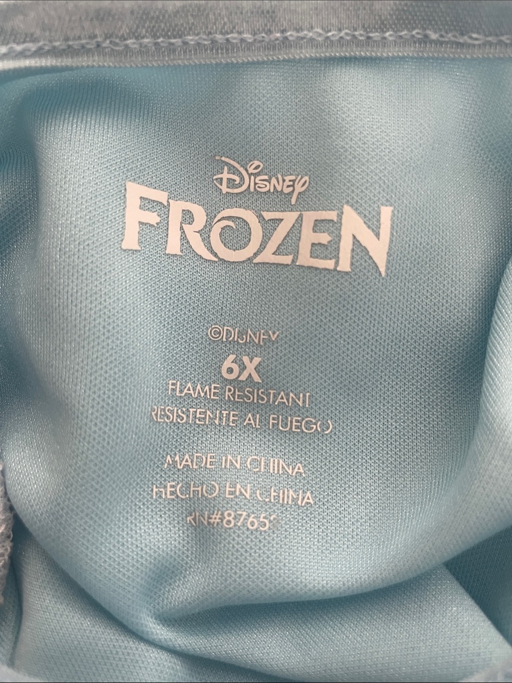 Disney Frozen Light Blue Elsa Snowflake Nightgown - Picture 4 of 4